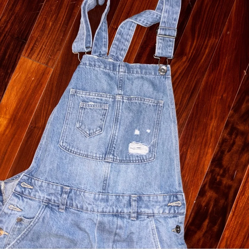 H&M Denim Overalls Sz 4 - Picture 3 of 5